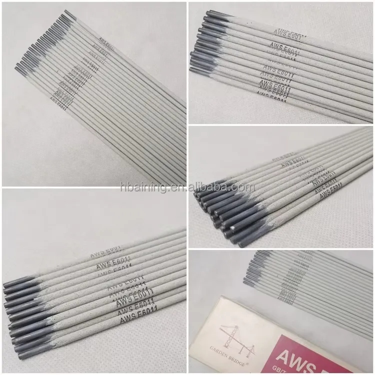 What are the four types of welding electrodes?